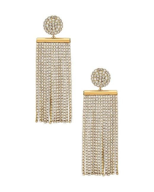 Ettika White Crystal Dangle Earring