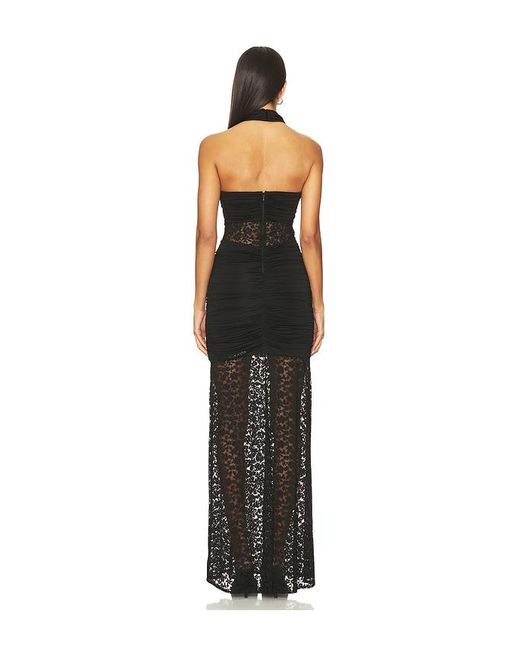 Lovers + Friends Black Sachi Gown