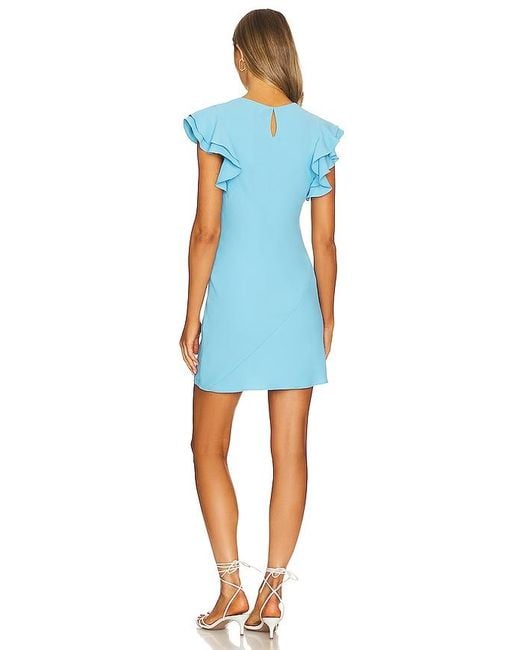 Amanda Uprichard Blue Fiori Dress