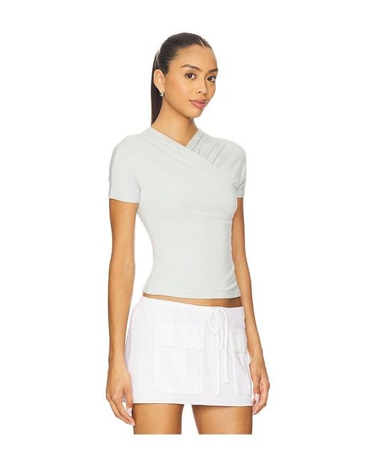 geel White Oxford Tee