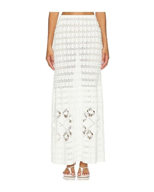 Tularosa White Jagger Skirt