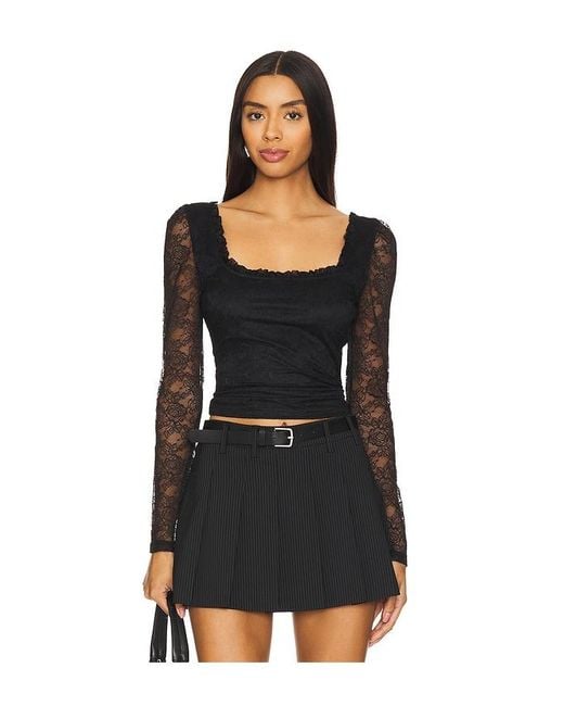 MORE TO COME Black Micayla Top