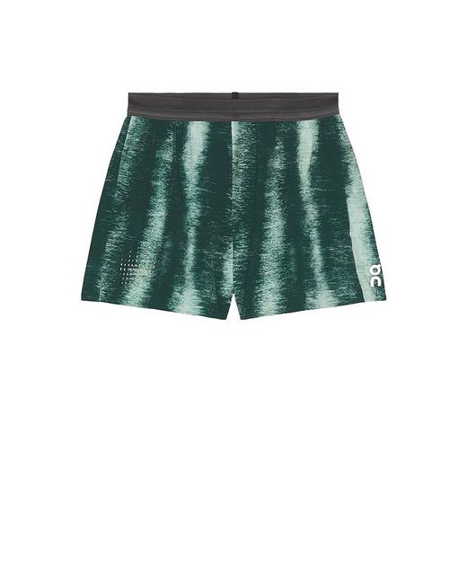On Shoes Green Performance Shorts Terra for men