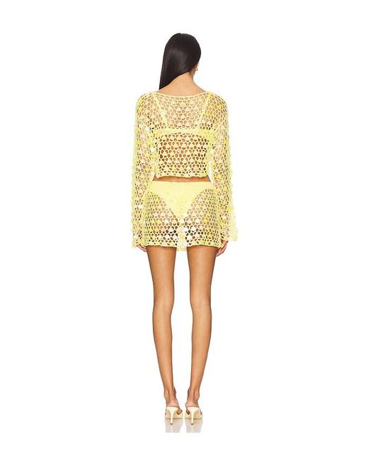 superdown Yellow Coralie Skirt Set