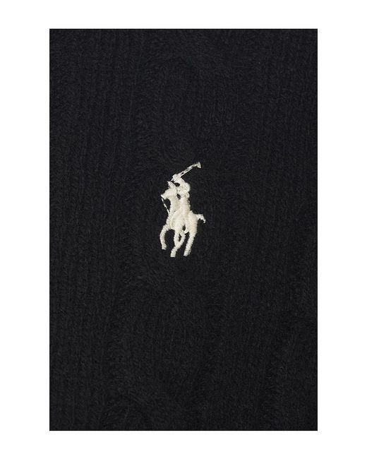 Polo Ralph Lauren Black Julianna Long Sleeve Pullover