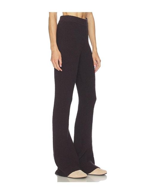 Camila Coelho Black Nika Rib Pant