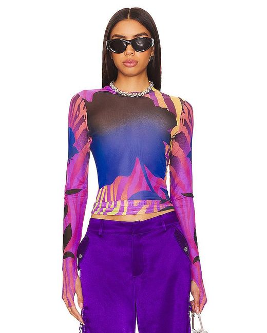 AFRM Purple Kaylee Top