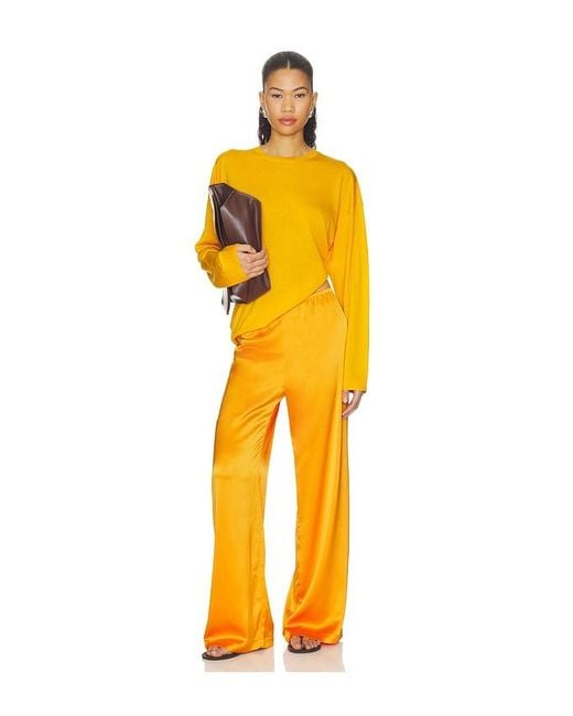 Leset Yellow James Oversized Crewneck