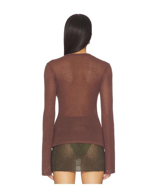 SNDY'S Brown Hadley Cardigan