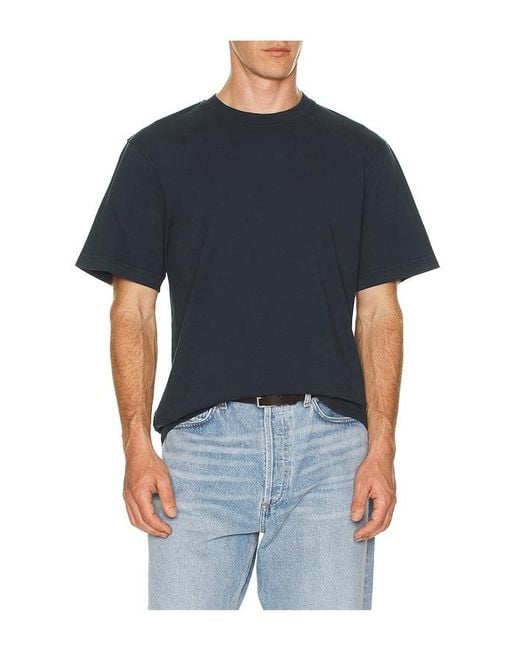 Agolde Black Asha Mock Neck Tee for men