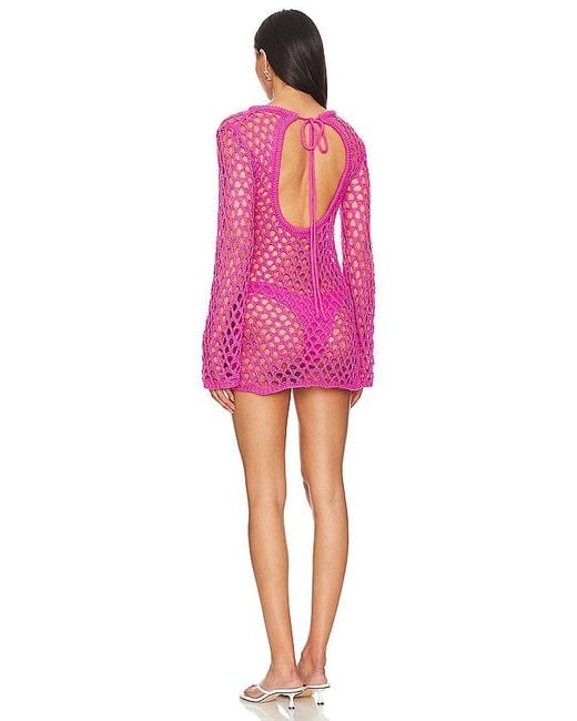 superdown Pink Chessa Mini Dress