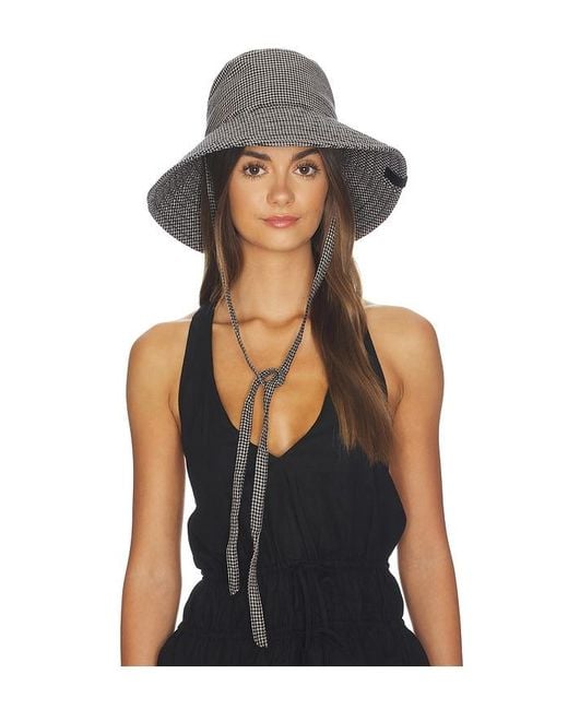 Rag & Bone Black Harper Sun Hat
