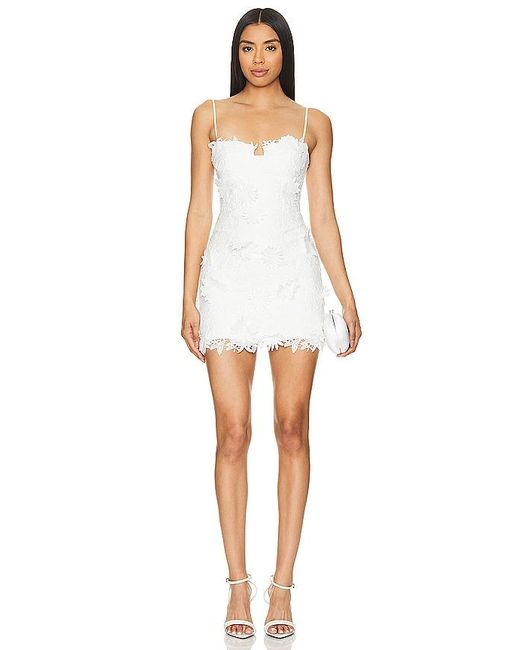 Bardot White Brias Mini Dress