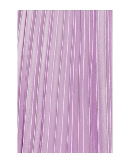 Astr Purple Alaia Dress