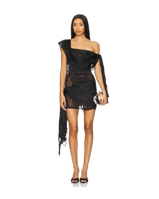 Kim Shui Black Jelixa Silk Dress