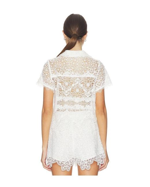 Waimari White Nerissa Top