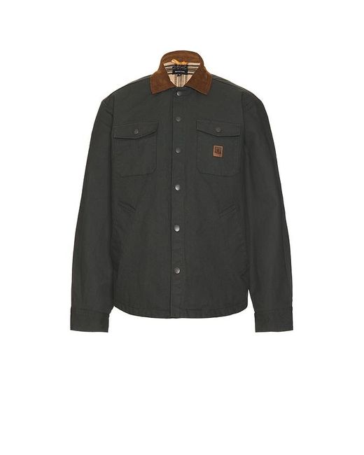 Brixton Black Builders Durham Waxed Canvas Jacket for men