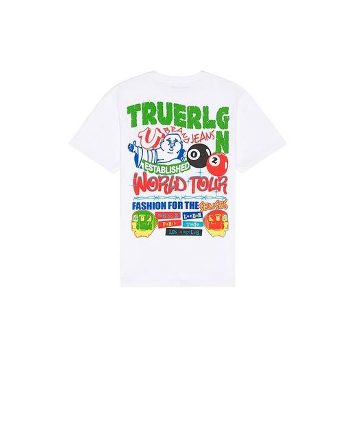 True Religion Shirt World Tour in Blue für Herren