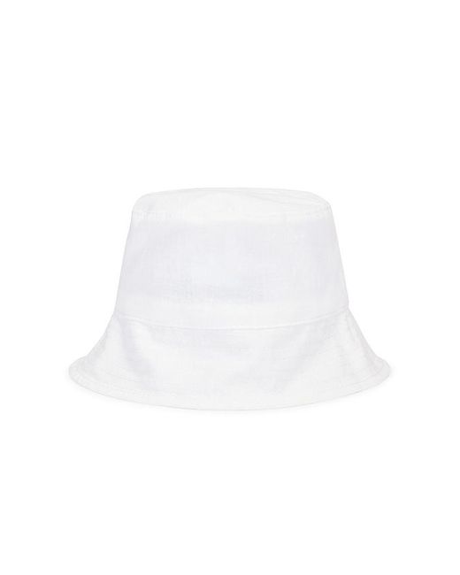 Ruslan Baginskiy White Monogram Bucket Hat