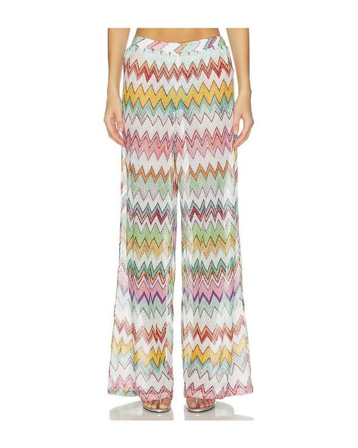 Missoni White Wide Leg Trousers