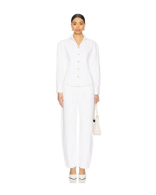 FRAME White The Sculpted Shirt