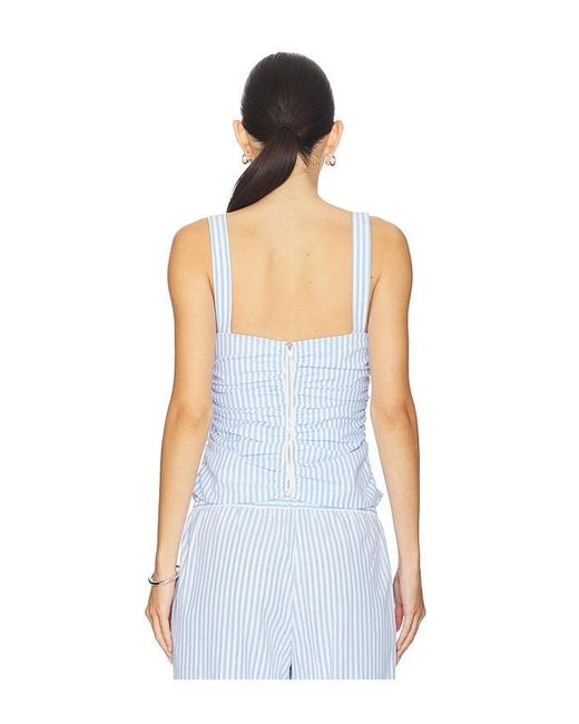 MORE TO COME White Etta Top