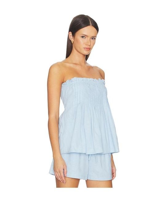 MINKPINK White Ines Strapless Top