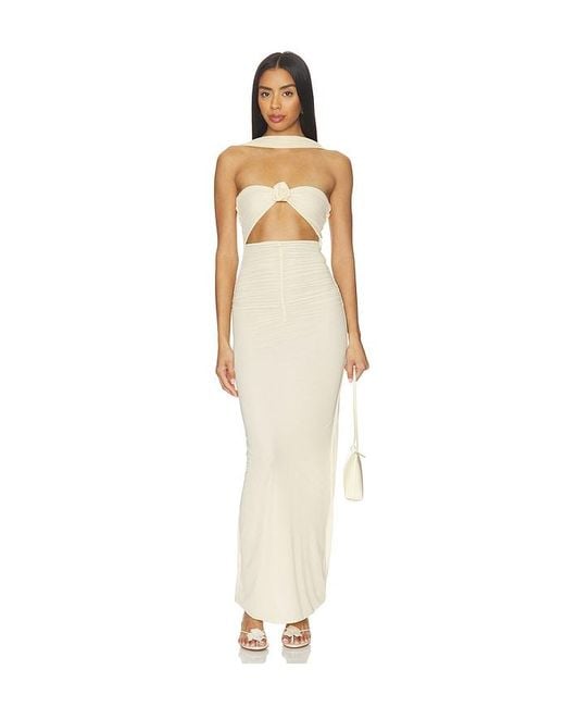 Maygel Coronel White Arena Dress