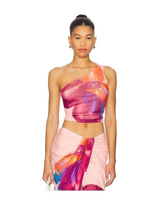SNDY'S Pink Antari Top