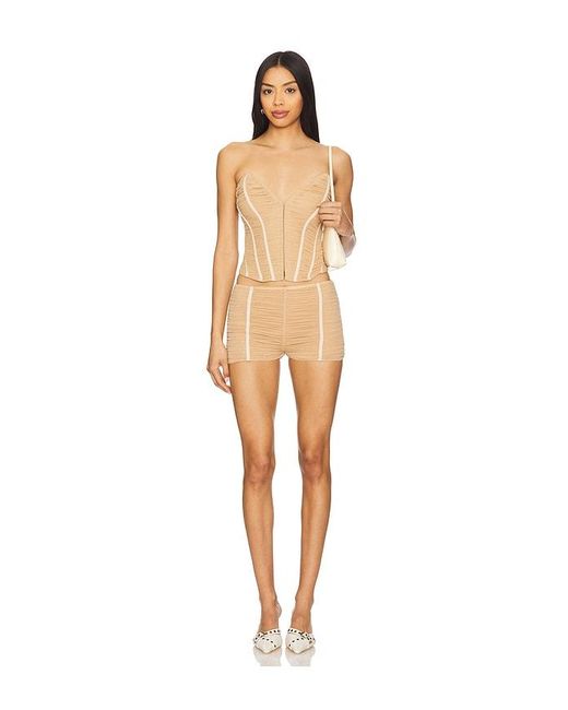 Aniye Records White Talisa Shorts