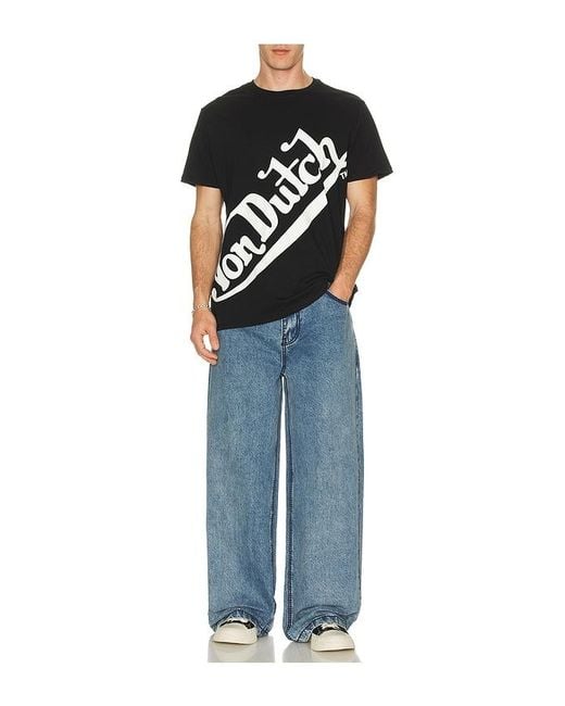 Von Dutch Black Logo Tee for men