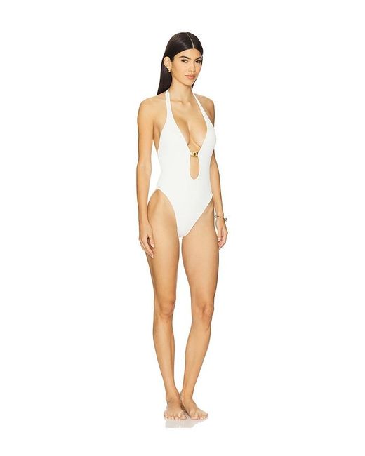 ViX White Liza Brazilian One Piece Swimsuit