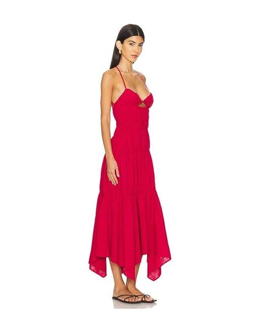 SNDY'S Red Kleid Tahlia