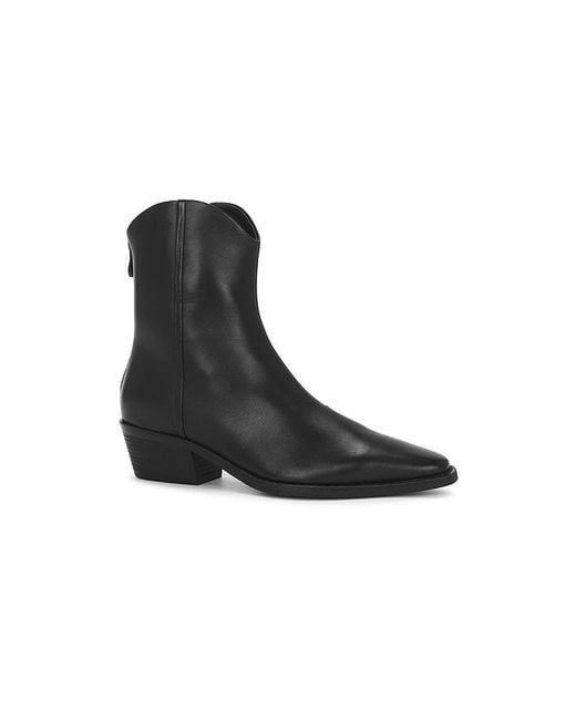 Black Suede Studio Black Reed Boot