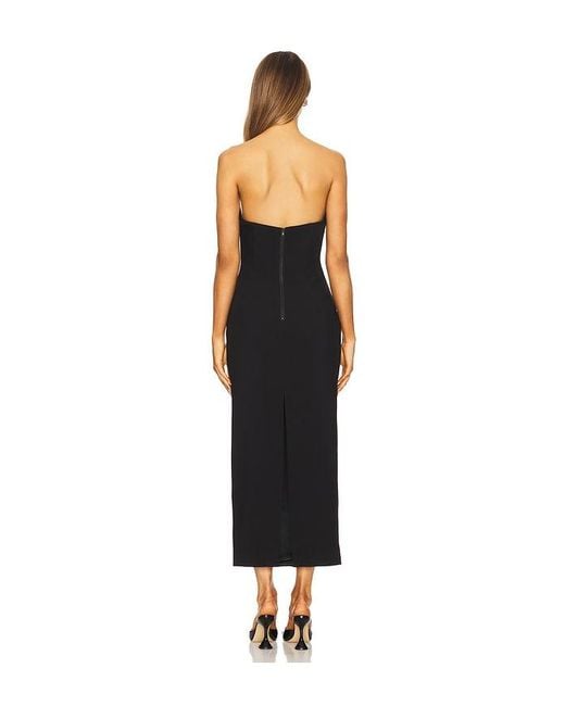 Bardot Black Rosalyn Midi Dress