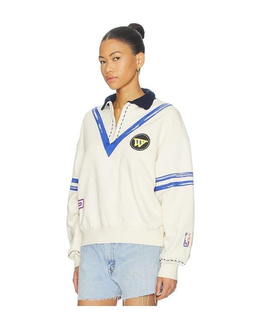 DANNIJOPRO Blue The Letterman Pullover