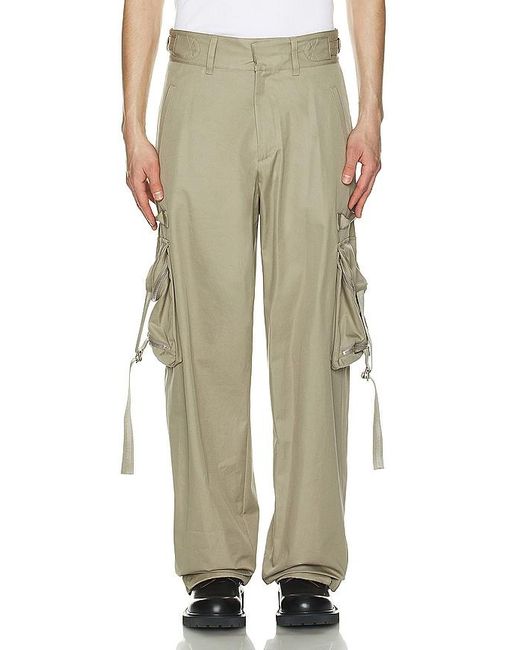 Off-White c/o Virgil Abloh Natural Zip Cotton Cargo Pant for men