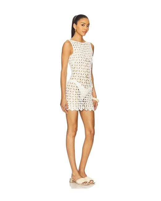 MORE TO COME White Linds Mini Dress