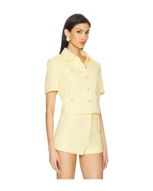 Astr Yellow Eaton Jacket