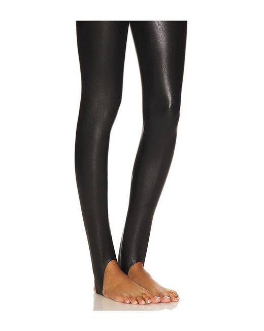 Commando Black Lederleggings