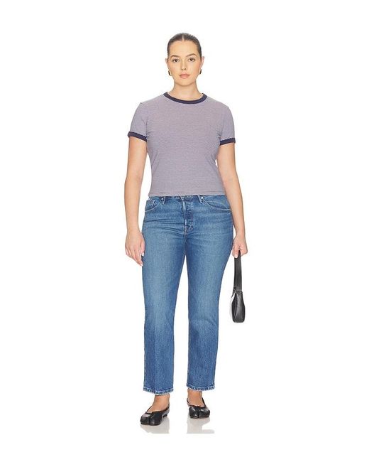 GOOD AMERICAN Blue Good Vintage Ankle Jeans