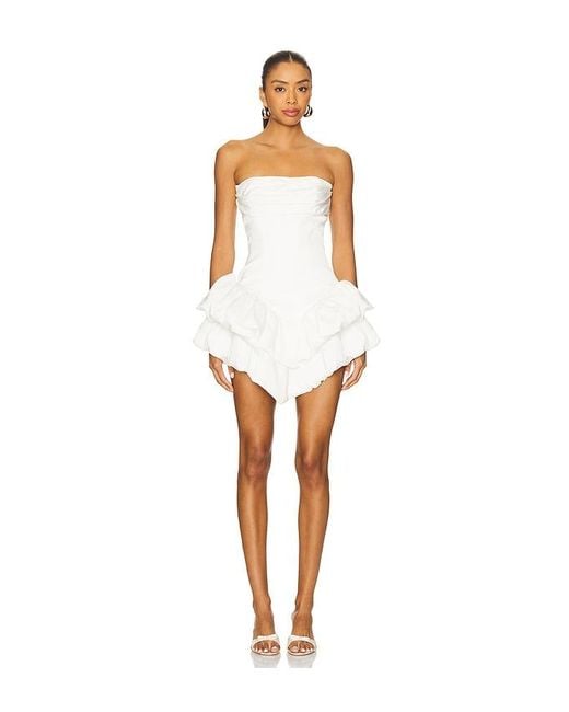 Nbd White Emilia Mini Dress