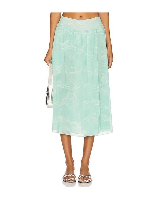 MISA Los Angles Blue Louise Skirt