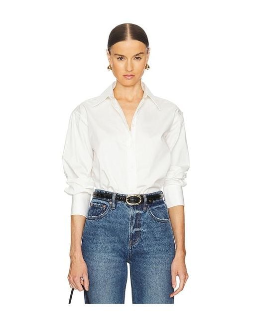 L'academie White 'Academie By Marianna Aymeline Button Down Shirt