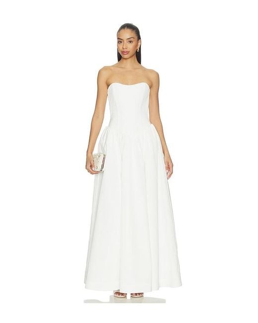V. Chapman White Clara Dress