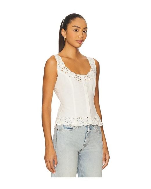 Tularosa White Josette Top