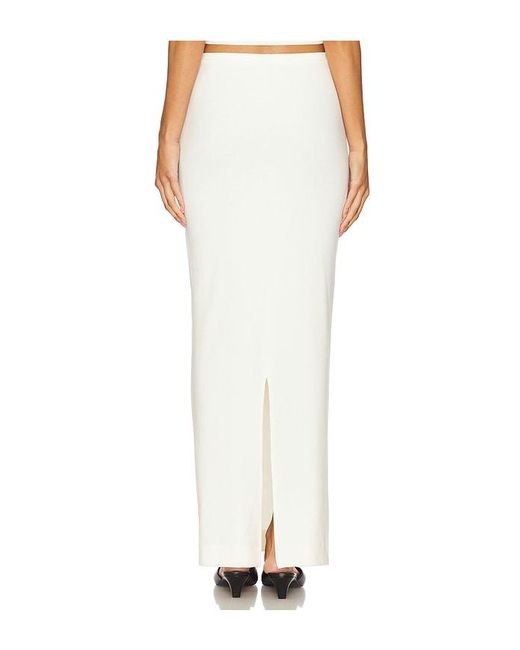 ÉTERNE White Emma Skirt