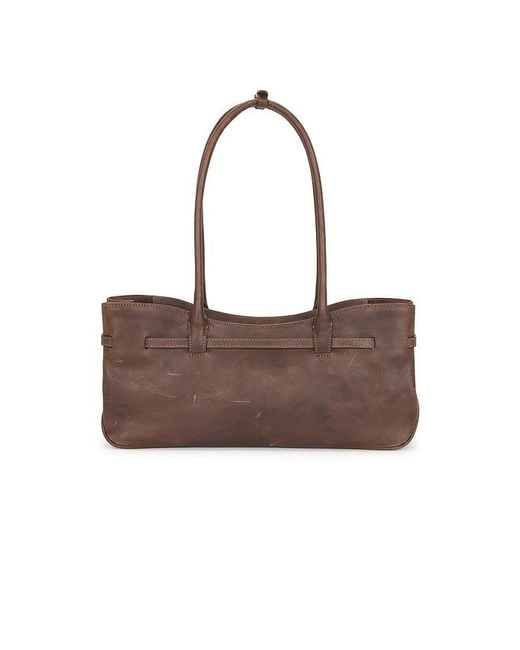 MARGE SHERWOOD Brown Grandma Used Shoulder Bag