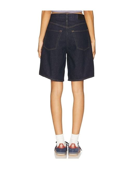 Citizens of Humanity Blue Ayla Short With Clean Hem
