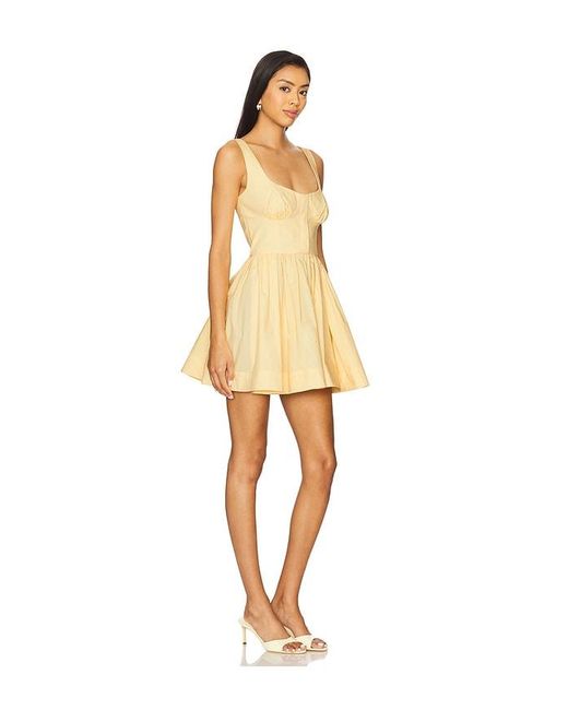 Camila Coelho Natural Caridad Mini Dress